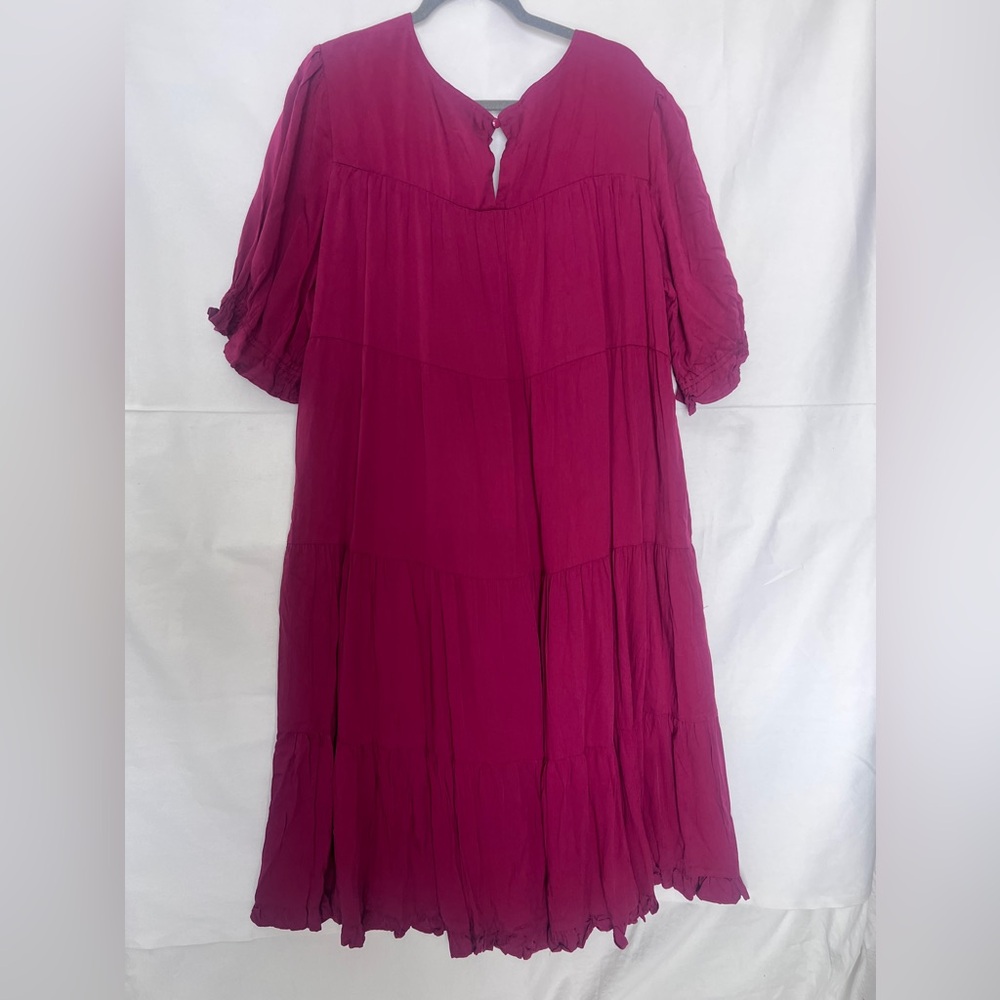 tea n rose NWT Tiered Midi Dress 3X - Picture 8 of 9